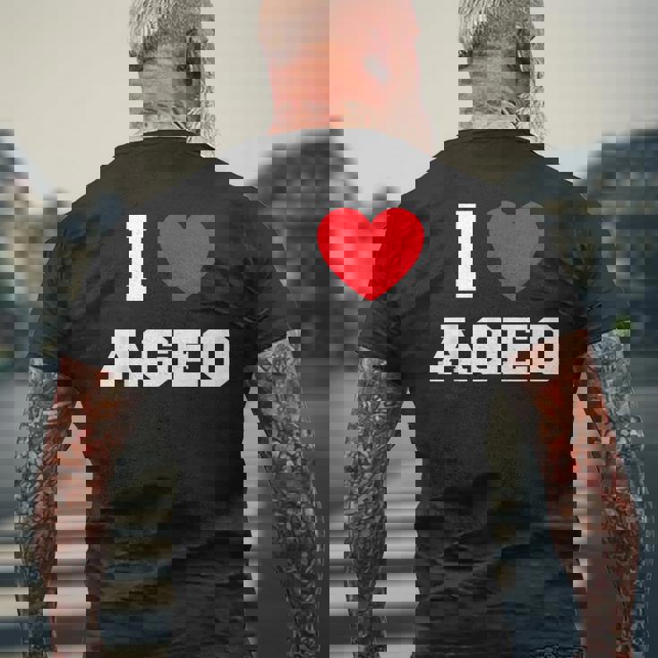 上尾大好き メンズTシャツ バックプリント 高齢者への贈り物