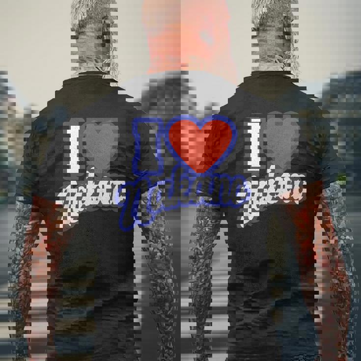 中野が大好き メンズTシャツ バックプリント 高齢者への贈り物