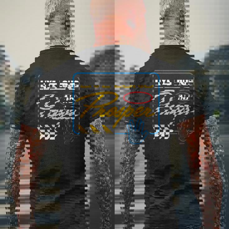 公式スタートレック Live Long And Prosper メンズTシャツ バックプリント 高齢者への贈り物