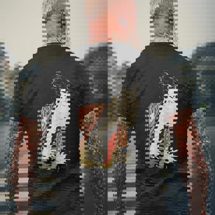 写楽（切り抜き）《浮世絵》歌舞伎【日本・世界の名画】日本画 和柄 美術館アート メンズTシャツ バックプリント 高齢者への贈り物