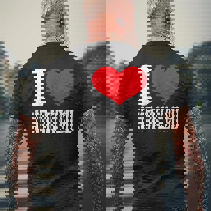 北九州が大好き メンズTシャツ バックプリント 高齢者への贈り物