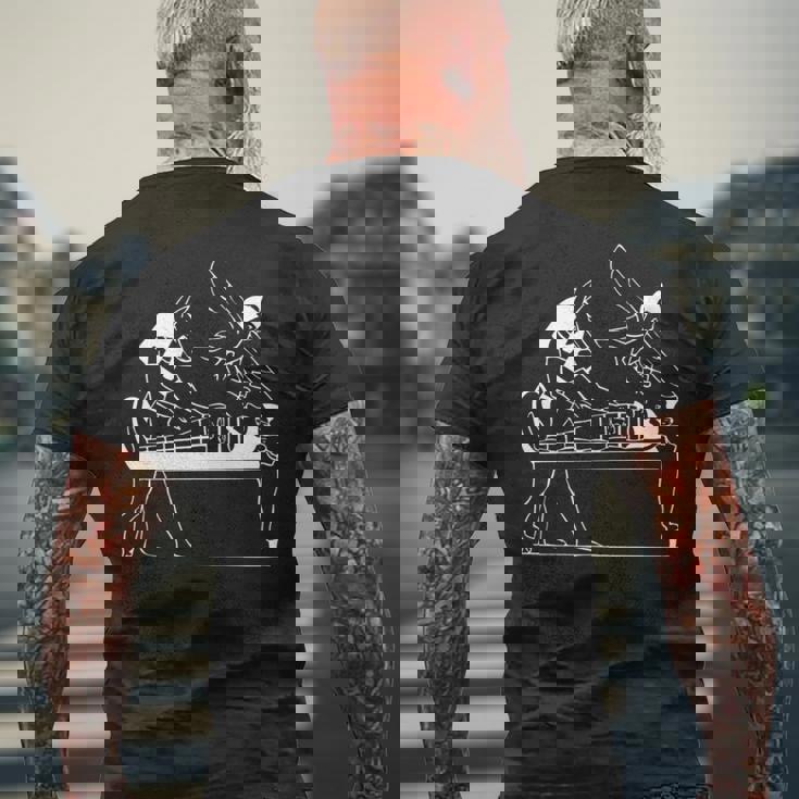 古代エジプトエジプト美術ミイラクラシック日常 長袖tシャツ メンズTシャツ バックプリント 高齢者への贈り物