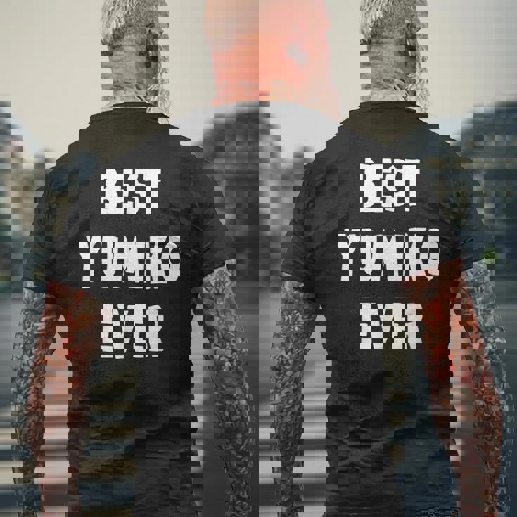 史上最高の Yumiko メンズTシャツ バックプリント 高齢者への贈り物