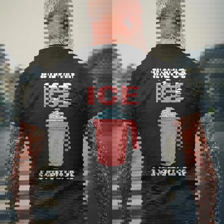 唯一の良い氷は病院の氷 長袖tシャツ メンズTシャツ バックプリント 高齢者への贈り物