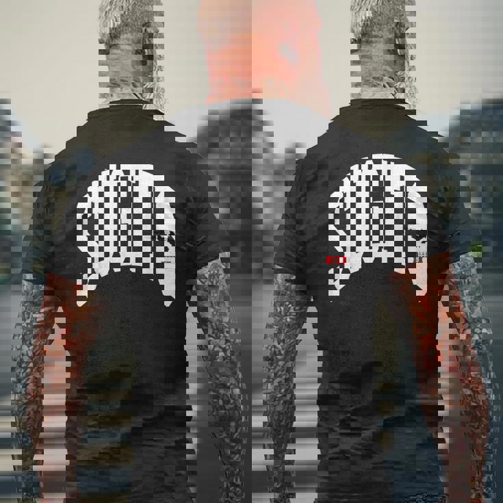 埼玉 市ティ 杉戸町 メンズTシャツ バックプリント 高齢者への贈り物