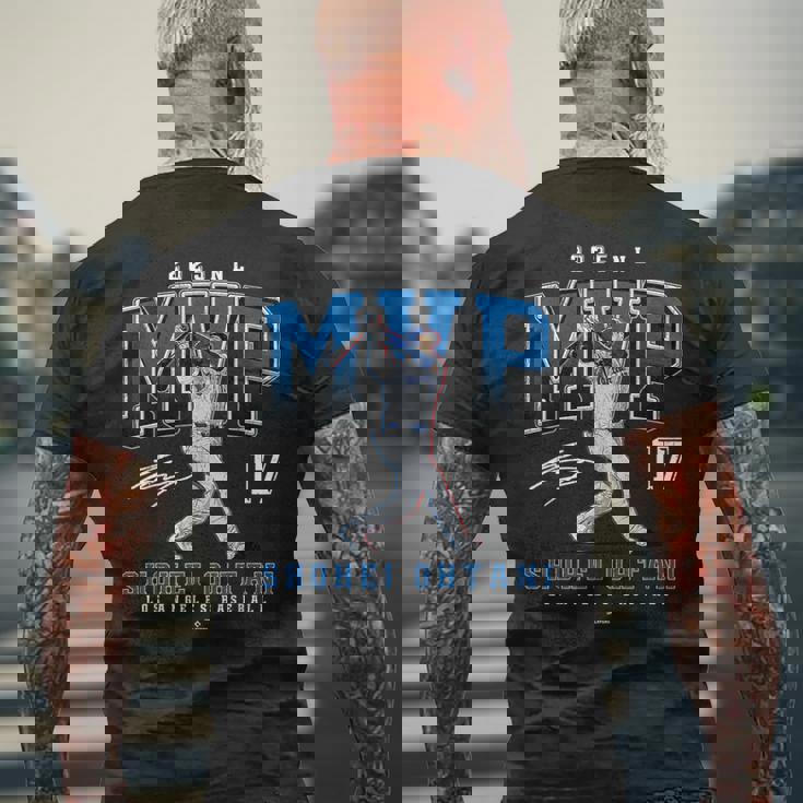 大谷翔平 2025 Nl Mvp ロサンゼルス 野球 Mlbpa メンズTシャツ バックプリント 高齢者への贈り物