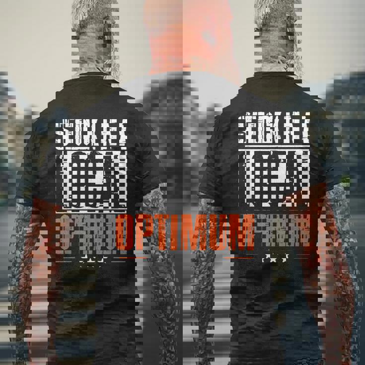 局所最適ロボット工学機械学習で行き詰まっている メンズTシャツ バックプリント 高齢者への贈り物