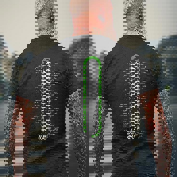 山手線 東京電車 オタク お土産 原宿 渋谷 メンズTシャツ バックプリント 高齢者への贈り物