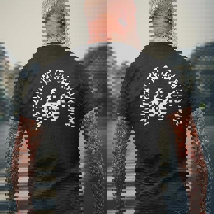 指揮者を見る 長袖tシャツ メンズTシャツ バックプリント 高齢者への贈り物