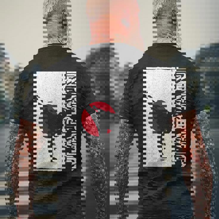 日本空手 日本空手 メンズTシャツ バックプリント 高齢者への贈り物