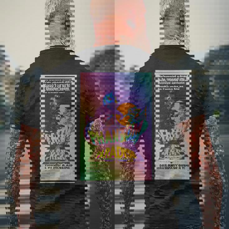 映画 クラシック ポスター ロックンロール ファントム 長袖tシャツ メンズTシャツ バックプリント 高齢者への贈り物