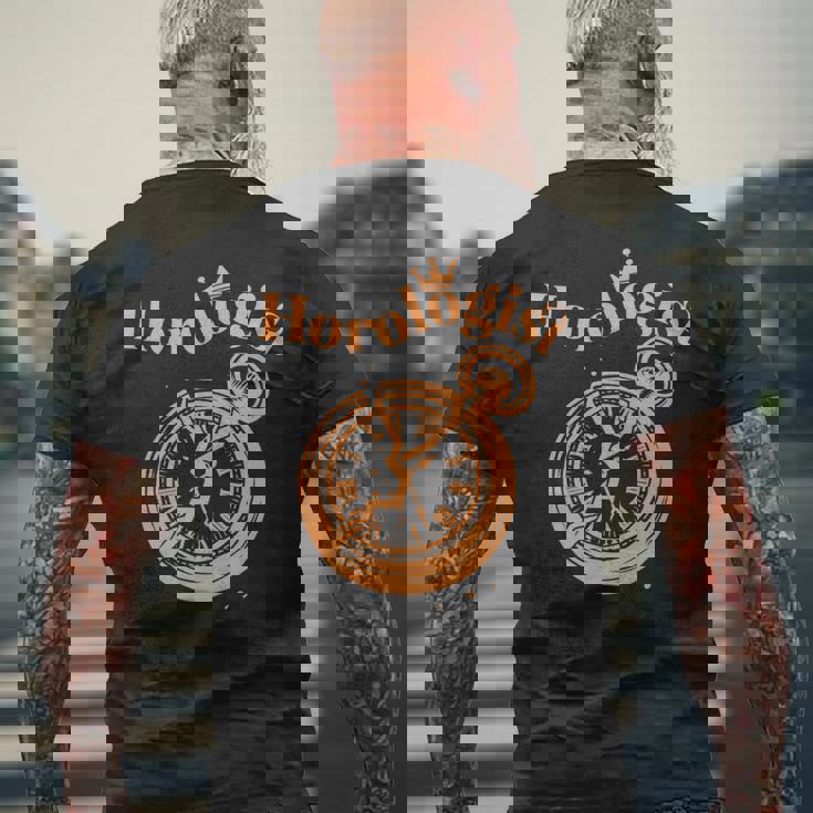 時計製作者 時計製作者 時計師 時計 長袖tシャツ メンズTシャツ バックプリント 高齢者への贈り物