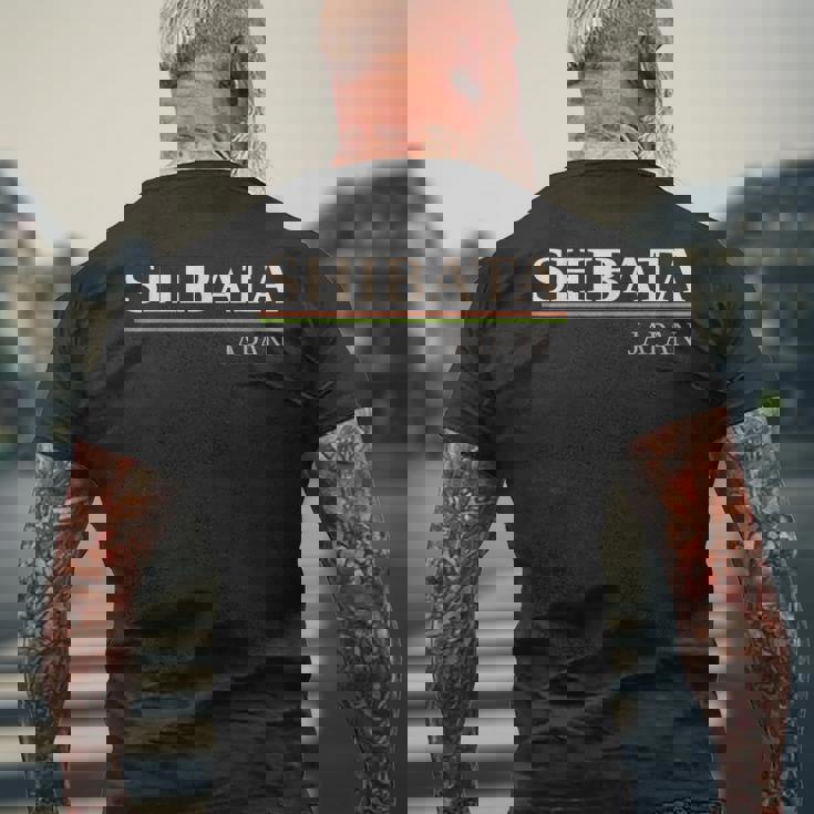 柴田ジャパン メンズTシャツ バックプリント 高齢者への贈り物