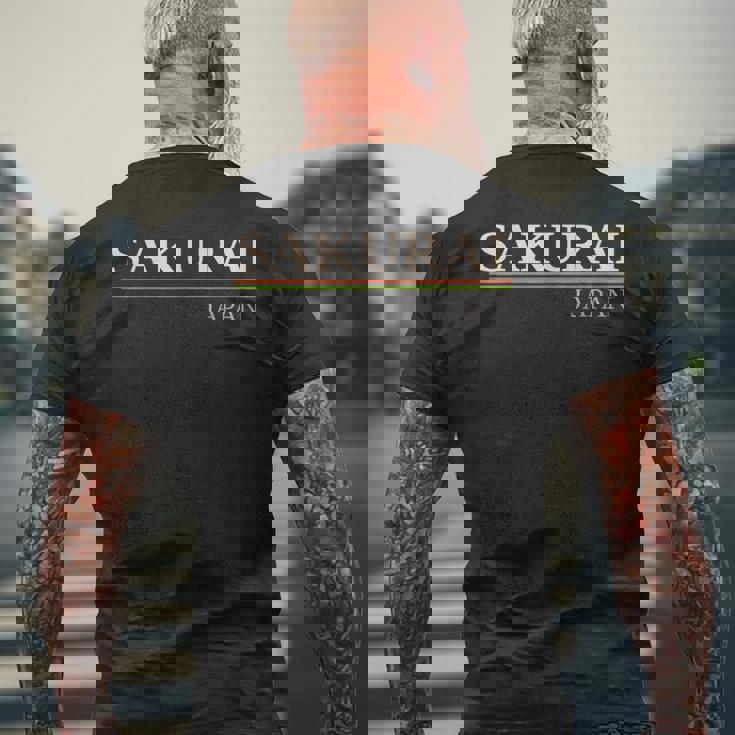 櫻井日本 メンズTシャツ バックプリント 高齢者への贈り物