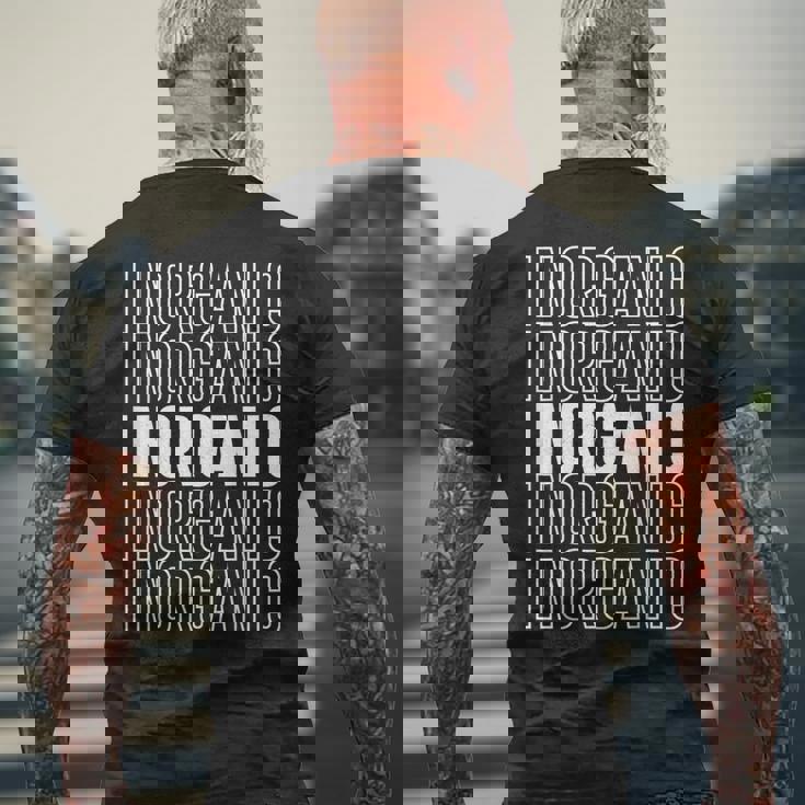 無機質。 メンズTシャツ バックプリント 高齢者への贈り物