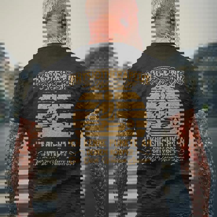 理学療法士 面白い メンズTシャツ バックプリント 高齢者への贈り物