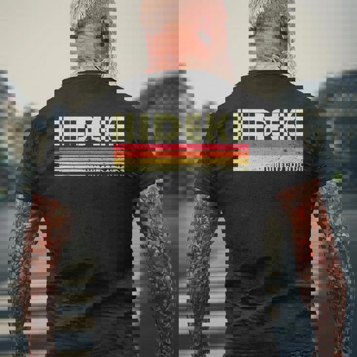 秀樹 レトロ ヴィンテージ 和名 メンズTシャツ バックプリント 高齢者への贈り物