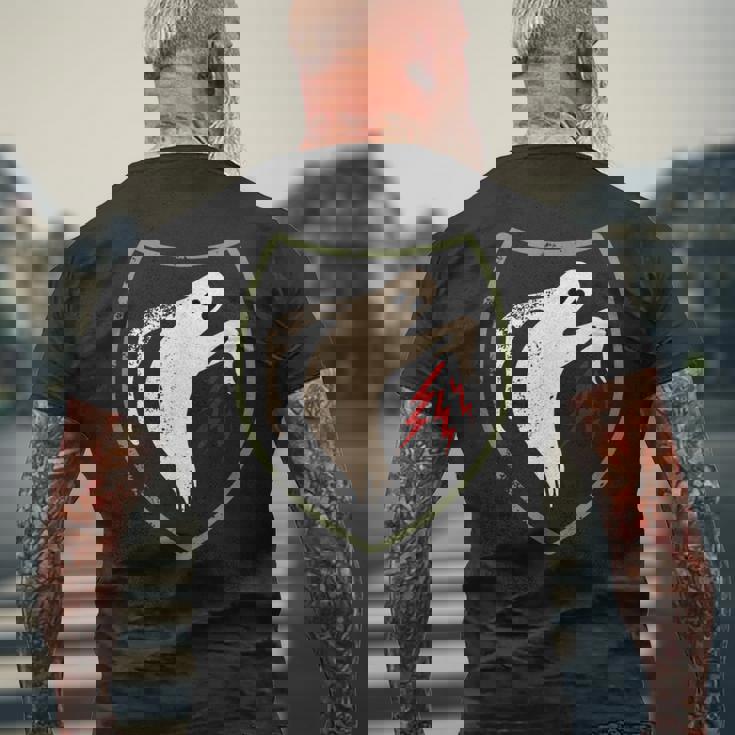 第二次世界大戦 ヴィンテージ ゴーストアーミー 第2次世界大戦 ゴーストアーミー メンズTシャツ バックプリント 高齢者への贈り物