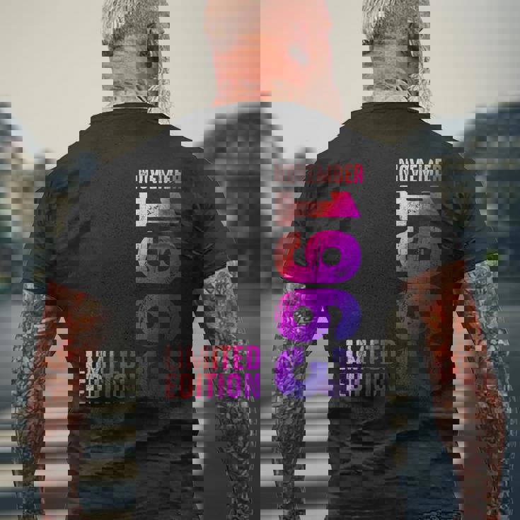 素晴らしい年 1963 年 11 月 1963 年から 1963 年から 1963 年レトロな1963 メンズTシャツ バックプリント 高齢者への贈り物