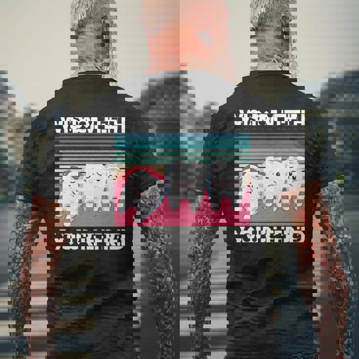 親知らず 抜歯 歯科手術 親知らず 除去 長袖tシャツ メンズTシャツ バックプリント 高齢者への贈り物