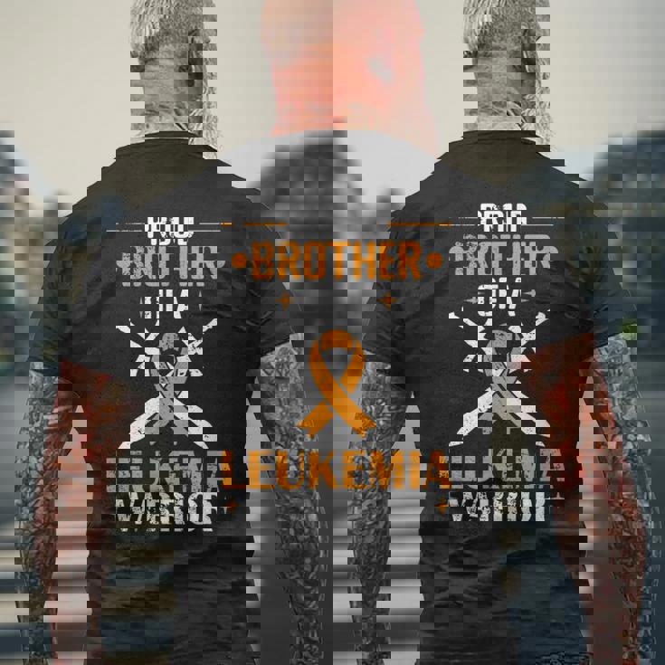 誇り高き兄弟 白血病戦士 メンズTシャツ バックプリント 高齢者への贈り物