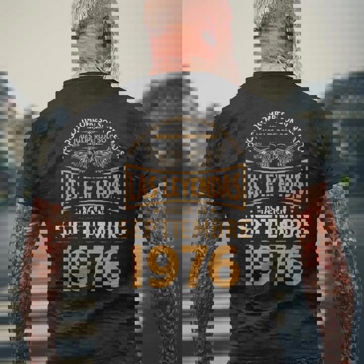 メンズ 誕生日プレゼント The Legends 1976年9月 メンズTシャツ バックプリント 高齢者への贈り物