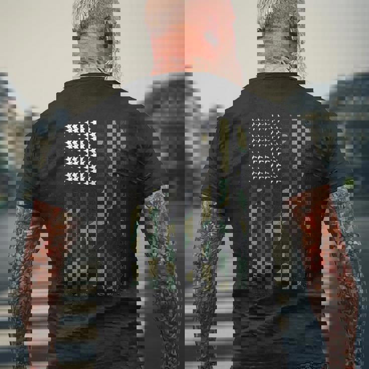 迷彩 アメリカ国旗 Usa 迷彩 メンズ ボーイズ レディース ガールズ キッズ メンズTシャツ バックプリント 高齢者への贈り物