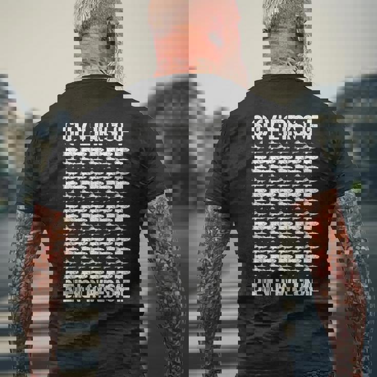 釣りバカ 面白いtシャツ 釣り人 還暦祝い 60歳 メンズ おもしろ 面白い 服 海釣り 川釣り 父の日 父 メンズTシャツ バックプリント 高齢者への贈り物