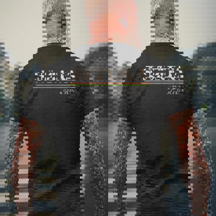 鈴鹿ジャパン メンズTシャツ バックプリント 高齢者への贈り物