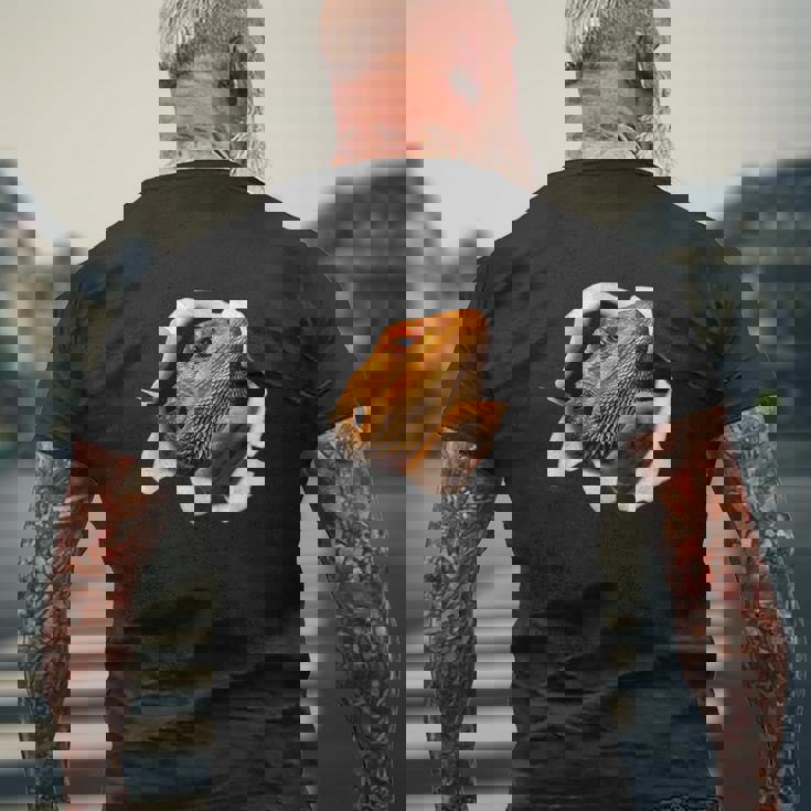 面白いtシャツ イグアナ トカゲ 爬虫類 メンズ 動物 グッズ おもしろ 面白い 服 ネタ 動物 珍獣 メンズTシャツ バックプリント 高齢者への贈り物