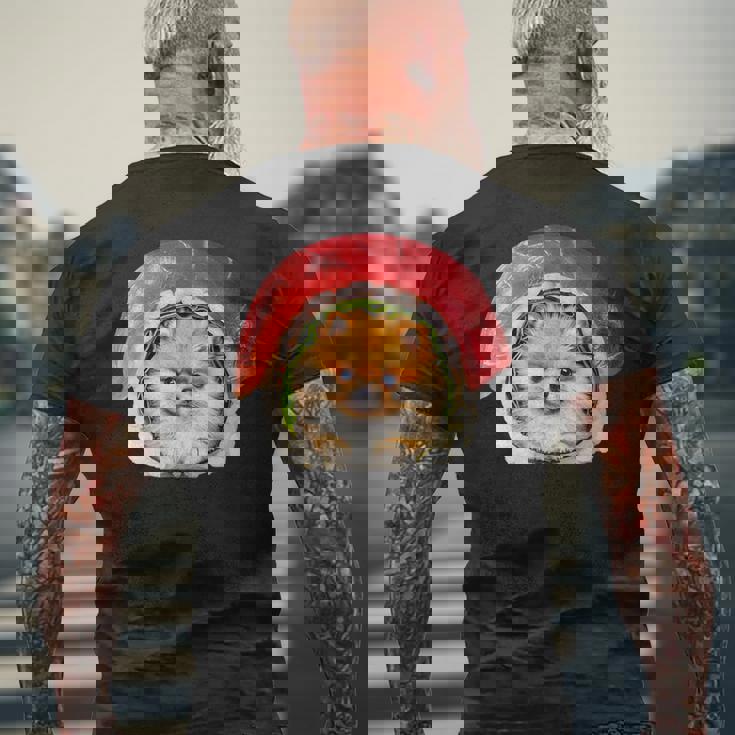 面白いtシャツ ポメラニアン 犬 イヌ 寿司 メンズ 犬好き グッズ かわいい おもしろ 面白い 服 ネタ メンズTシャツ バックプリント 高齢者への贈り物