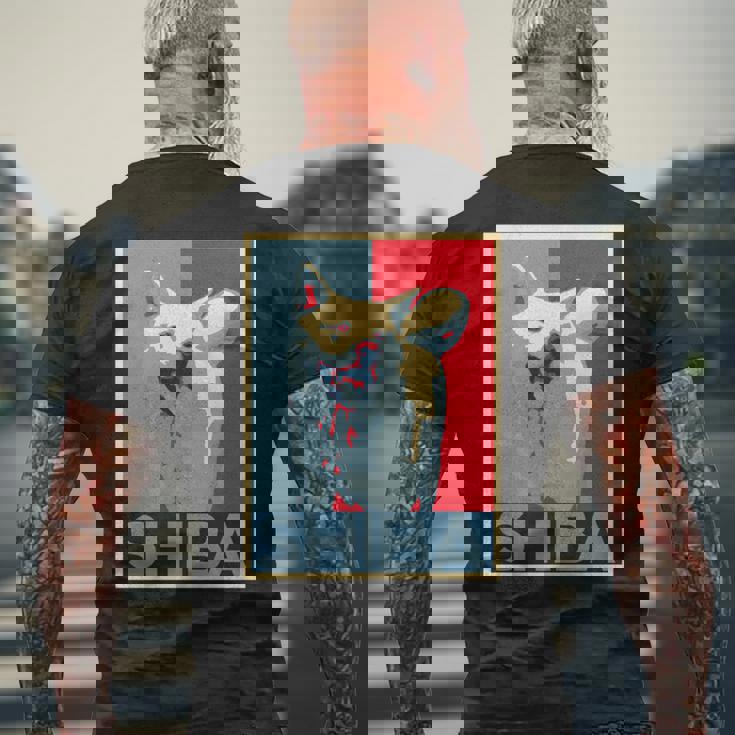 面白いtシャツ 柴犬 犬 わんこ メンズ おもしろ 面白い 服 おもしろグッズ ネタ ポスター 長袖tシャツ メンズTシャツ バックプリント 高齢者への贈り物