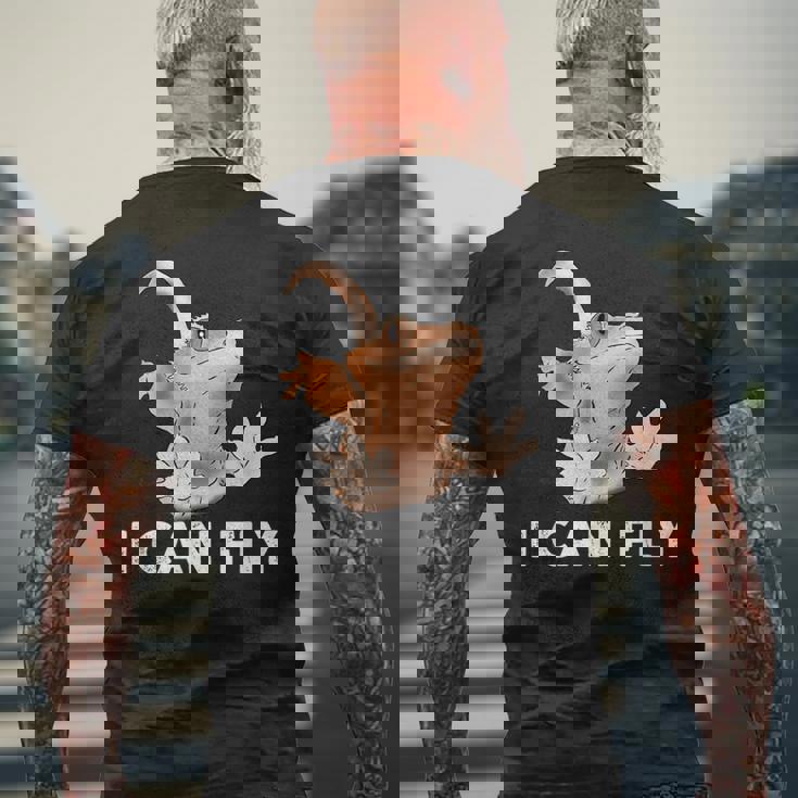 面白い紋付きヤモリ、ヤモリ好き、ヤモリのユーモア、クレスティギフト メンズTシャツ バックプリント 高齢者への贈り物