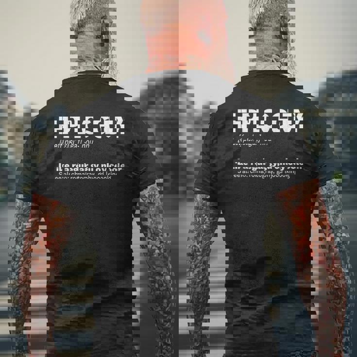 高性能液体クロマトグラフィー Hplc Guy メンズTシャツ バックプリント 高齢者への贈り物