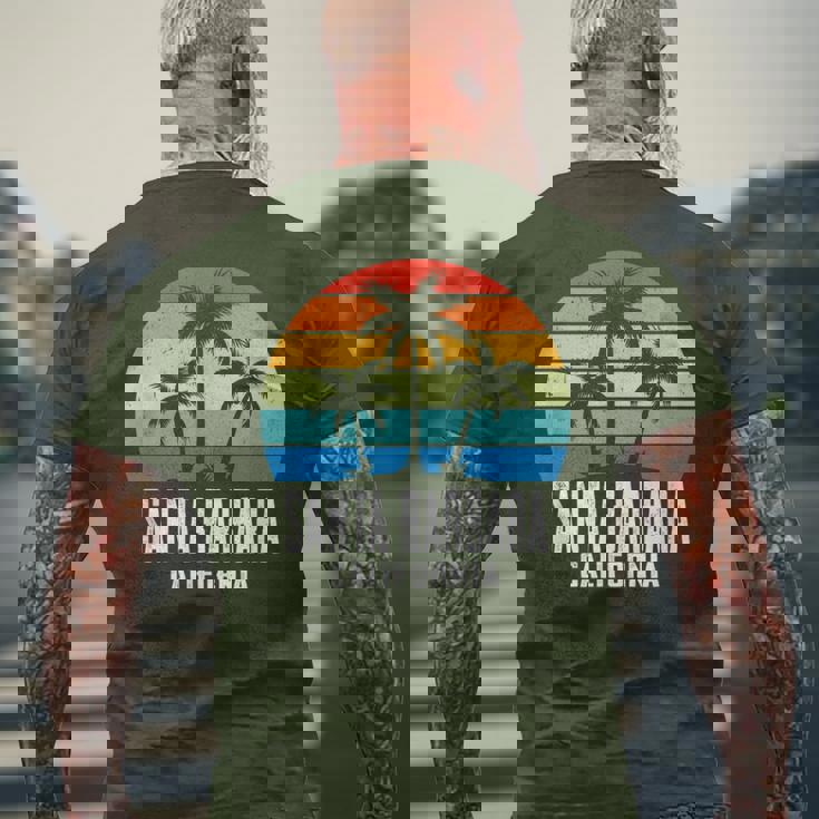 Santa Barbara サンタバーバラ メンズTシャツ バックプリント 高齢者への贈り物