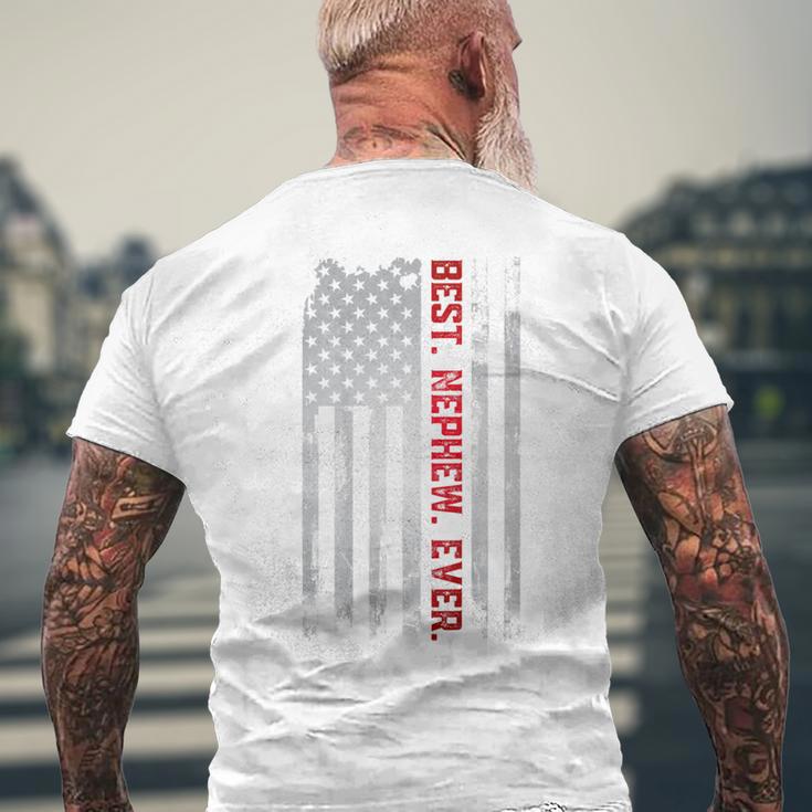 Best Nephew Ever American Usa Bandiera Regalo Per La Festa Del Papà Nipote T-shirt da uomo con stampa posteriore Regalos para ancianos