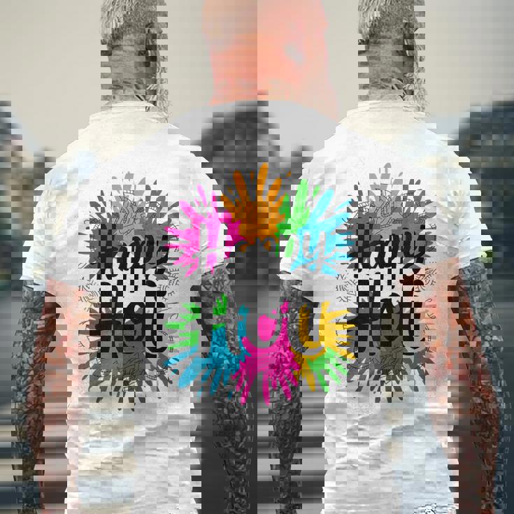 Bura Na Mano Holi Hai India Hindu Colors Happy Holi Festival メンズTシャツ バックプリント 高齢者への贈り物