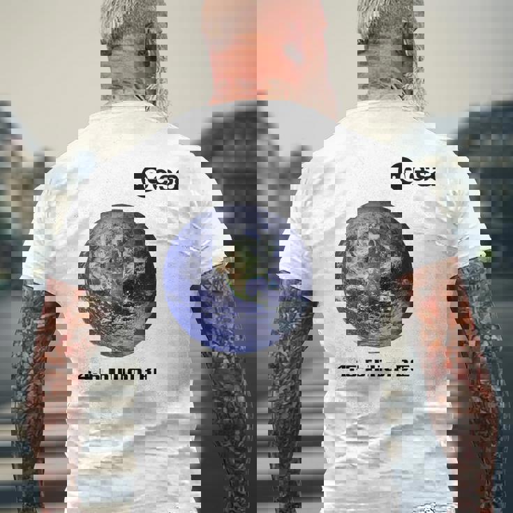 Esa 欧州宇宙機関 地球 46 億年 メンズTシャツ バックプリント 高齢者への贈り物