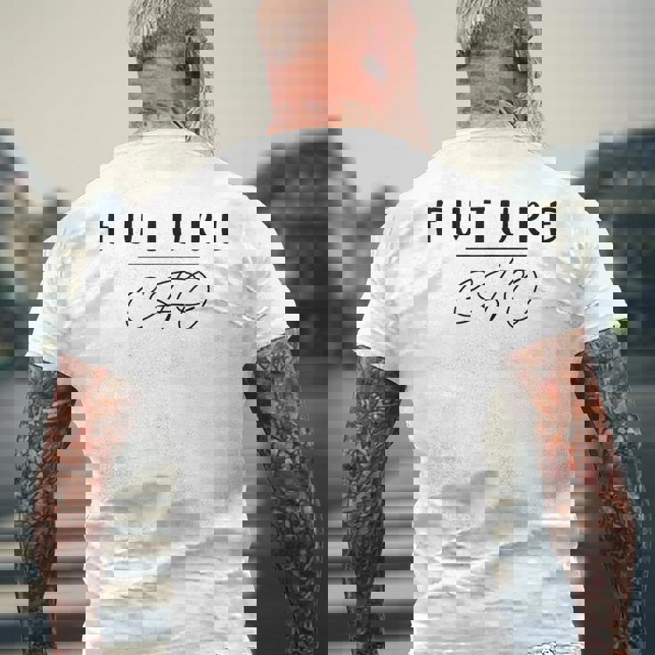 Future Cfo メンズTシャツ バックプリント 高齢者への贈り物