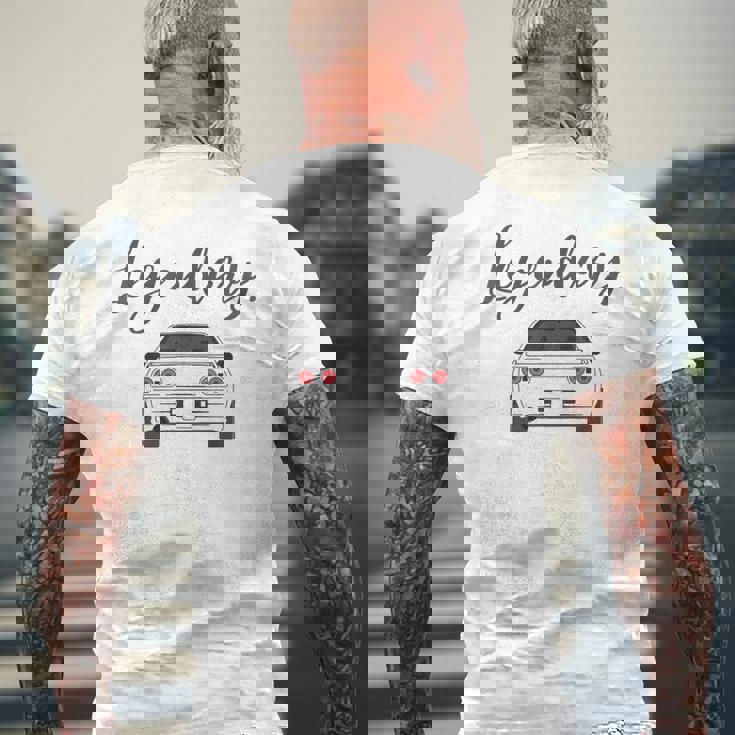 Gt R 32 Jdm ドリフト&チューニングカーファン メンズTシャツ バックプリント 高齢者への贈り物