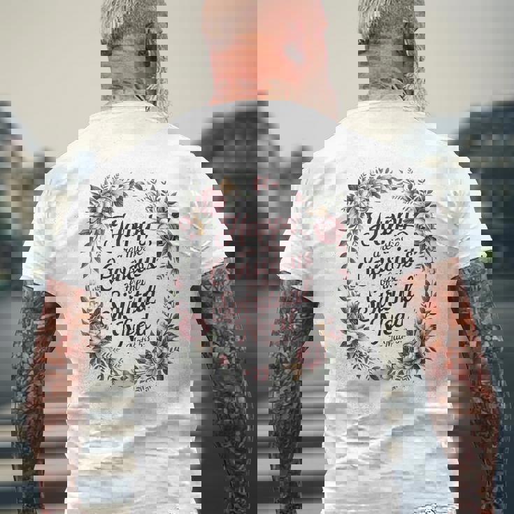 Jehovah's Witness 2026 Year Text Happypiritual Jw Org Jw メンズTシャツ バックプリント 高齢者への贈り物