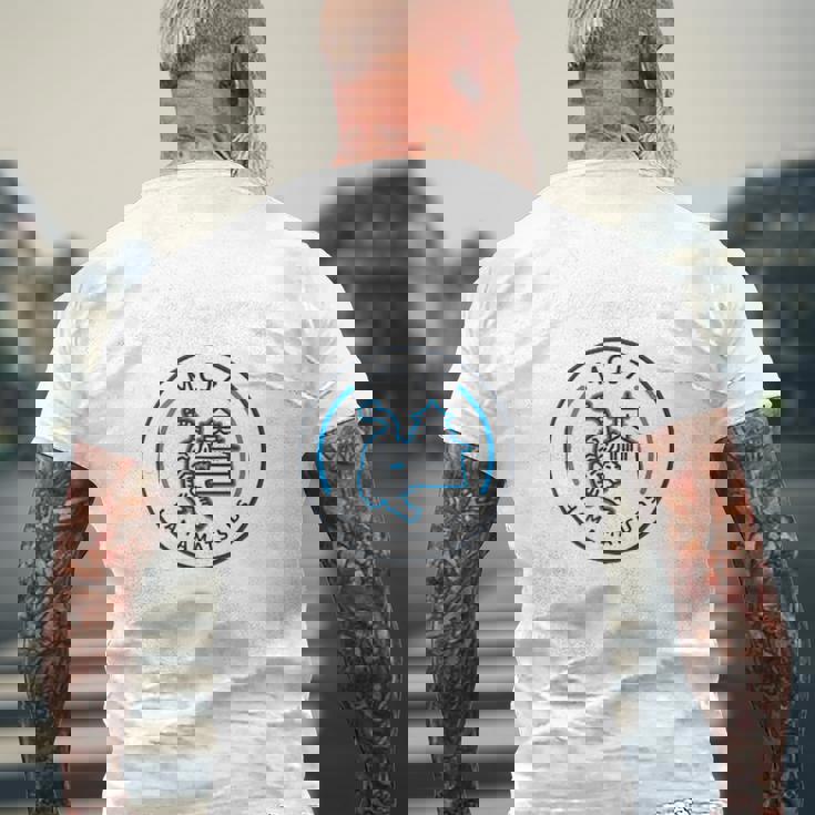 Mcj7_2周年記念 メンズTシャツ バックプリント 高齢者への贈り物