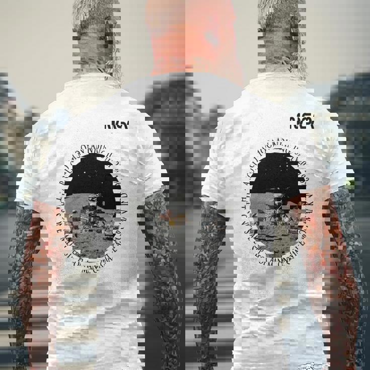 Nasa アポロ11号 月面着陸 1969年7月20日 長袖tシャツ メンズTシャツ バックプリント 高齢者への贈り物