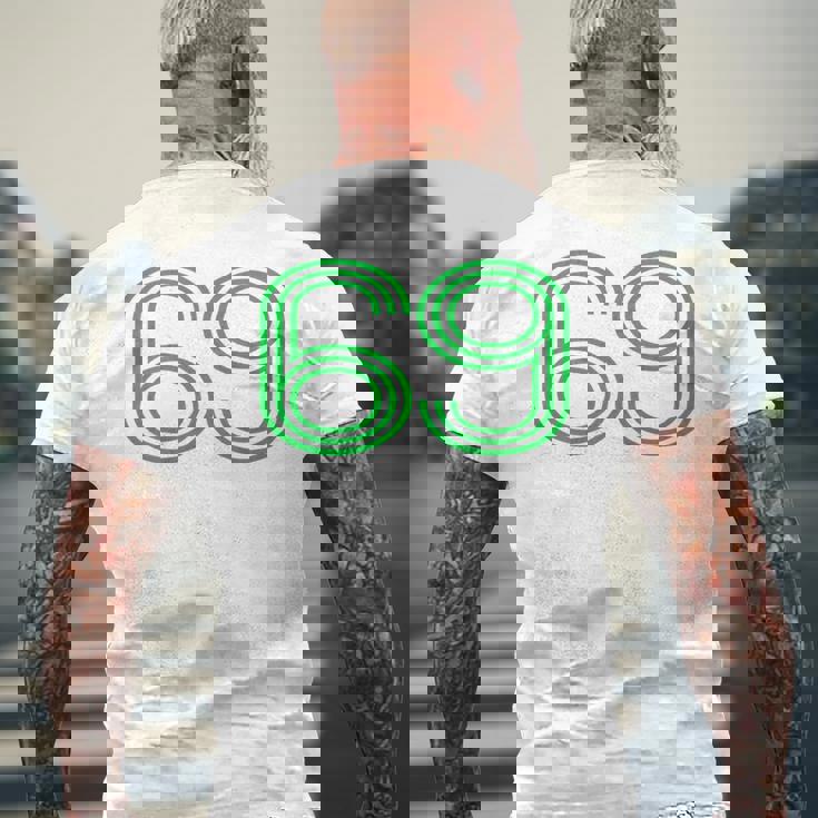 Number 69 シャツ レトロ ユニフォーム ヨーロッパスタイル バックプリント ジャージ メンズTシャツ バックプリント 高齢者への贈り物