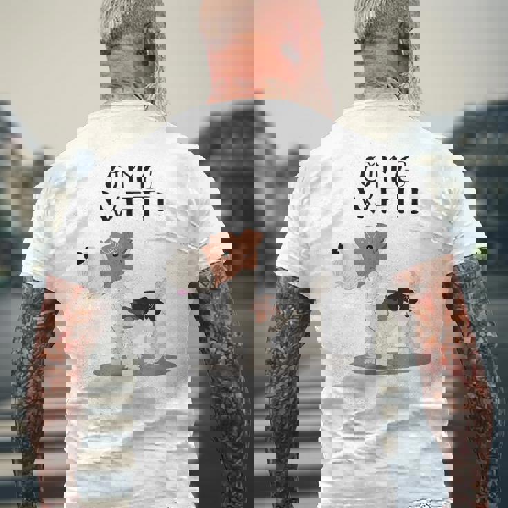 Omg Wft ワイヤーフォックステリアシャツ メンズTシャツ バックプリント 高齢者への贈り物