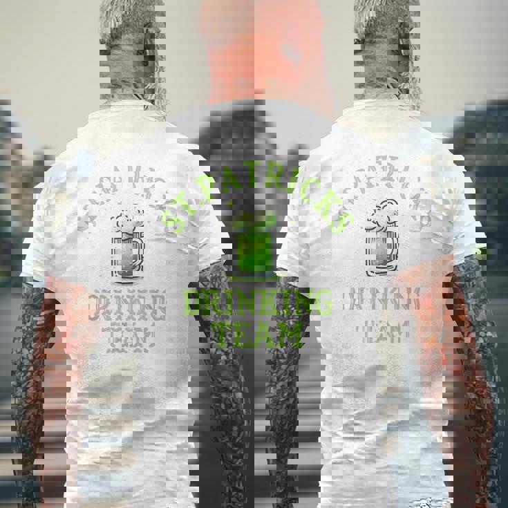 St Patrick Day セント・パトリックス・デー コスチューム ビール アイリッシュ Drinking Team メンズTシャツ バックプリント 高齢者への贈り物