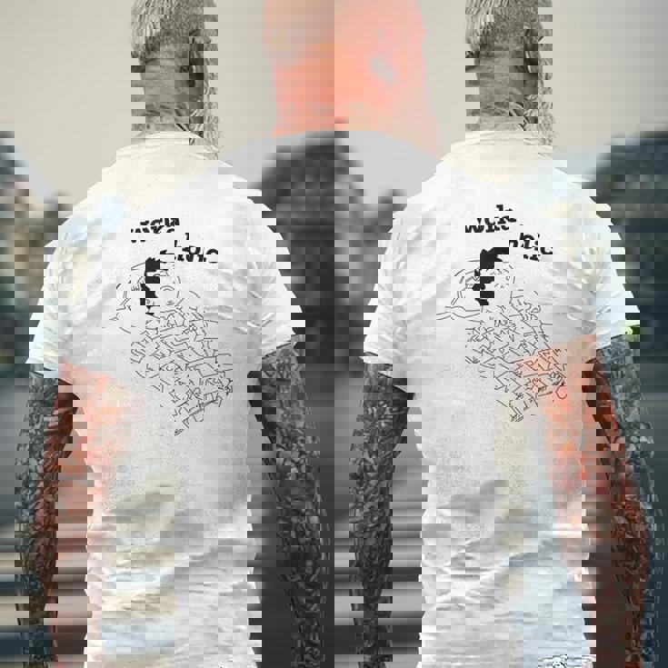 Workaholics シャツ プログラマーハッカーtシャツ メンズTシャツ バックプリント 高齢者への贈り物