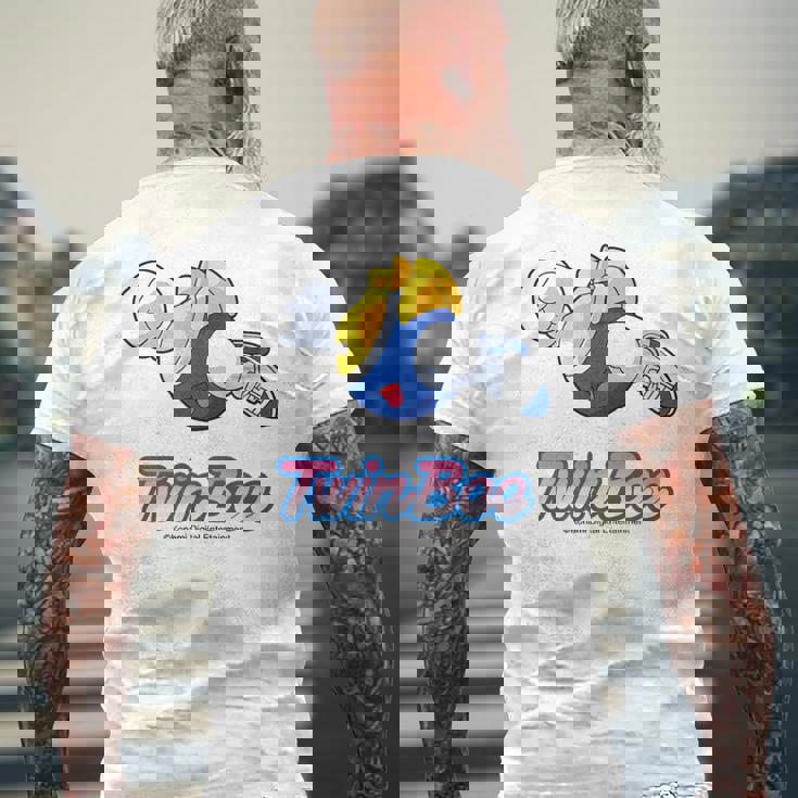 「ツインビー」ツインビー（E） メンズTシャツ バックプリント 高齢者への贈り物