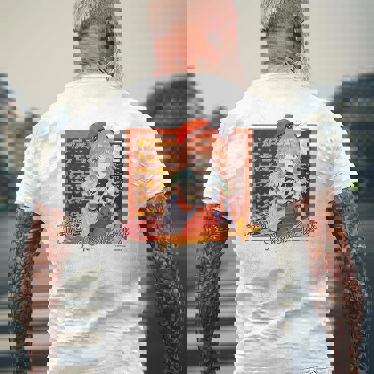 【小鳥遊キアラ】ホロぐら名場面 メンズTシャツ バックプリント 高齢者への贈り物