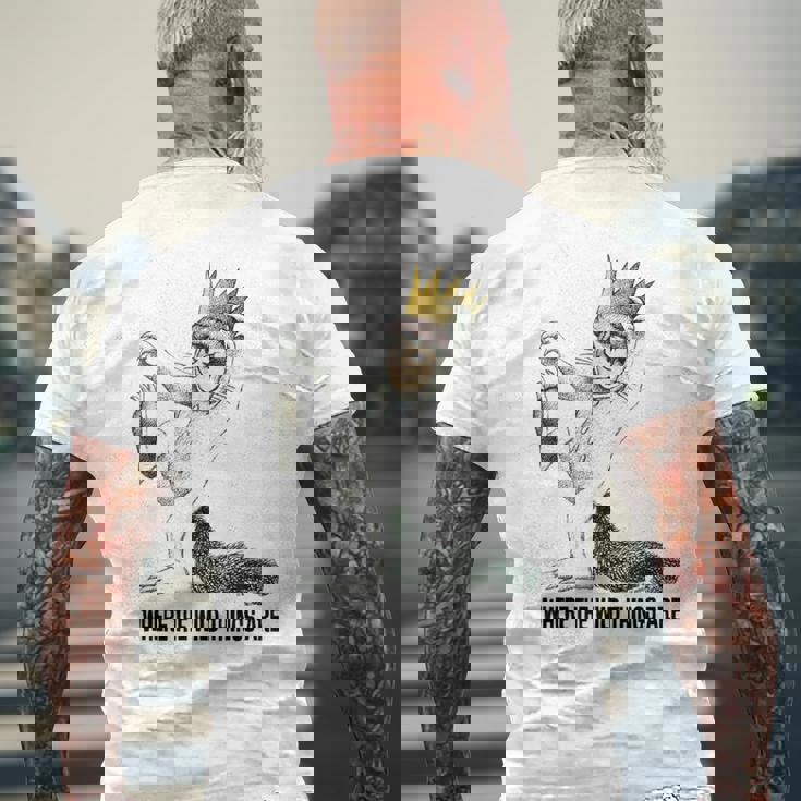 かいじゅうたちのいるところマックス・ダンス メンズTシャツ バックプリント 高齢者への贈り物